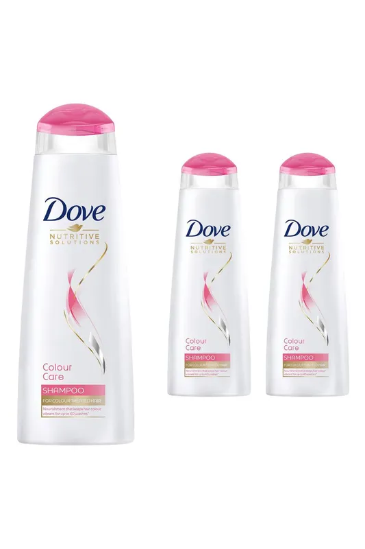 Dove Women's Nutritive Solution Colour Care 'Shampoo' For Coloured Hair 400ml, 3 Pack in White White female