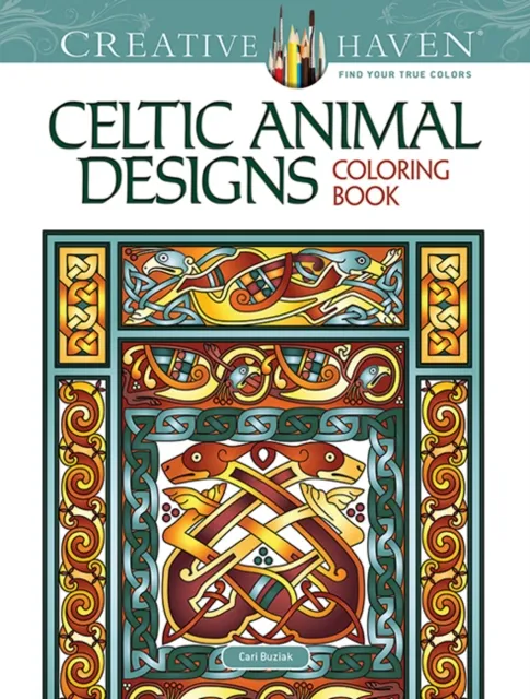 Dover Publications Inc. Creative Haven Celtic Animal Designs Coloring Book