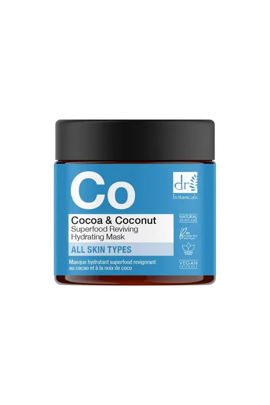 Dr. Botanicals Unisex Advanced Cocoa & Coconut Reviving Hydrating Mask 60ml in White White One Size female