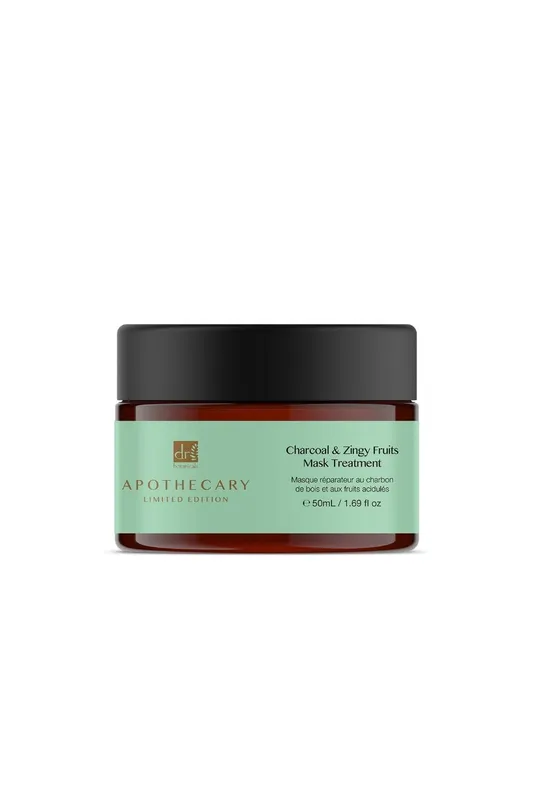Dr. Botanicals Anti-Ageing Charcoal & Zingy Fruits Treatment Mask 50ml in White - White
