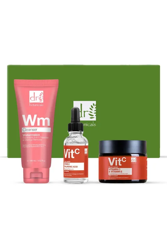 Dr. Botanicals Anti-Ageing Vitamin C Skincare Gift Set in White White