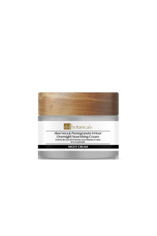 Dr. Botanicals Aloe Vera & Pomegranate Nourishing Cream 50ml in White - White