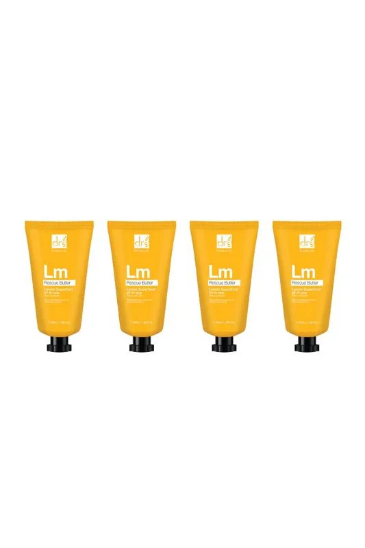 Dr. Botanicals Women's Lemon Superfood All-In-One Rescue Butter 4 Pack in White White female