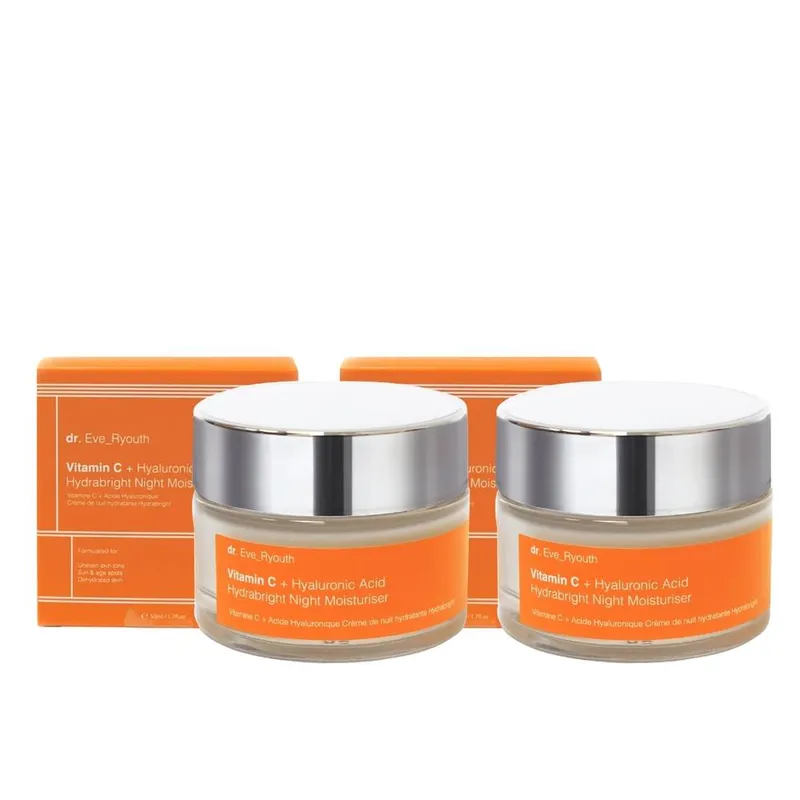 dr. Eve Ryouth Women's 2pc Vitamin C + Hyaluronic Acid Night Treatment Starter Set in White White female