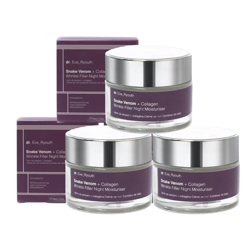 dr. Eve Ryouth Anti-Aging Snake Venom Wrinkle Smoothing Anti-Aging Set in White - White