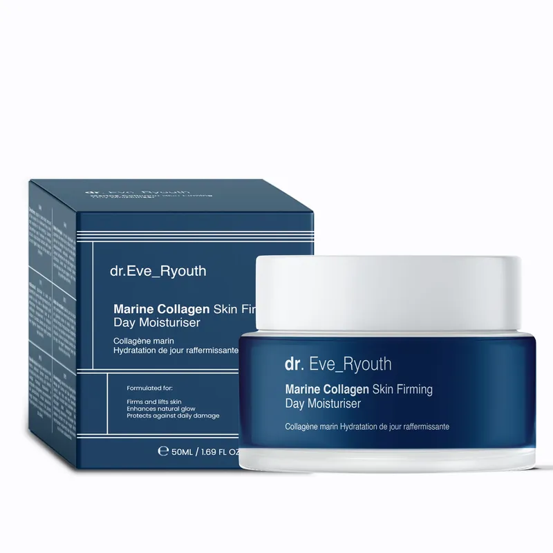 dr. Eve Ryouth Women's Marine Collagen Skin Firming Day Moisturiser 50ml in Dark Blue Dark Blue