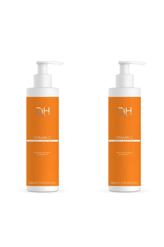 Dr H Women's Vitamin C Anti-Ageing Cleanser 200ml x 2 Duo Pack in White White female