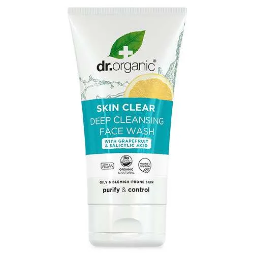 Dr Organic Skin Clear Deep Cleansing Face Wash