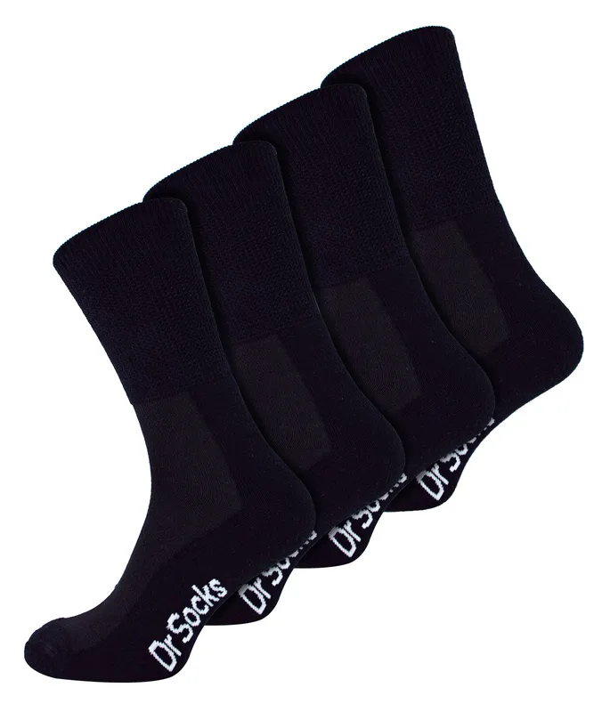 Dr.Socks 4 Pair Multipack Mens Bamboo Diabetic Socks