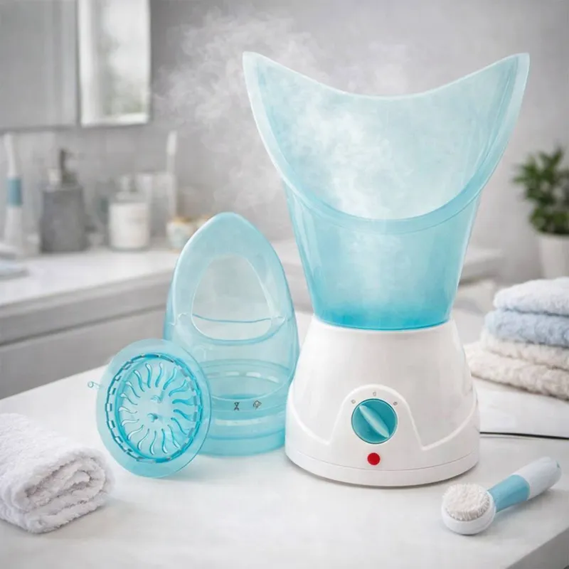 Dragodirect Facial Sauna Steamer & Inhaler Spa Pore Cleanser Nose Steam in White - White