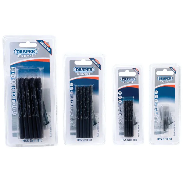 Draper Expert Hss Drill Bit 9mm Pack of 10