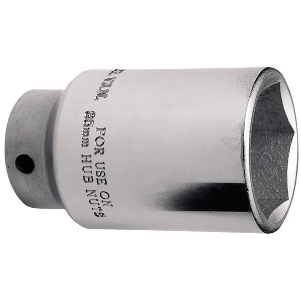Expert 35mm 1/2 Square Drive Hub Nut Socket (39047) - Draper