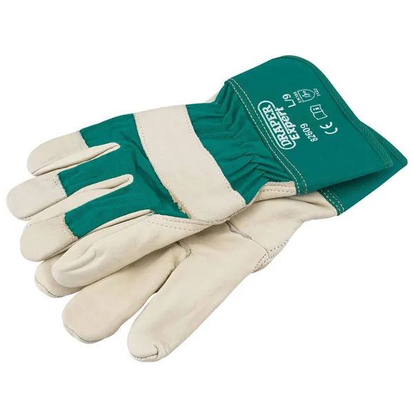 Draper Expert 82608 Premium Leather Gardening Gloves - x L