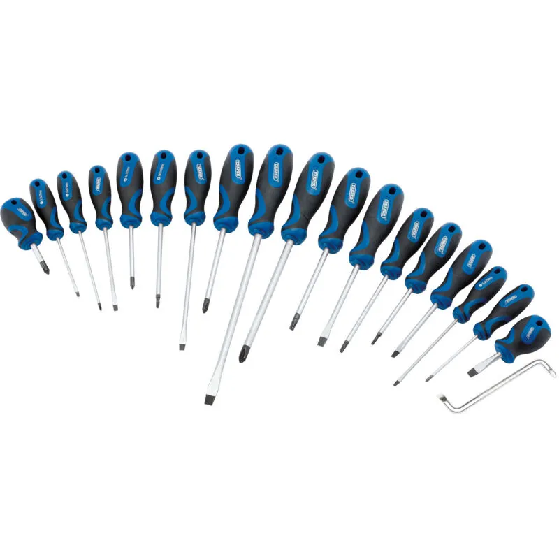 Draper 19 Piece Soft Grip Screwdriver Set