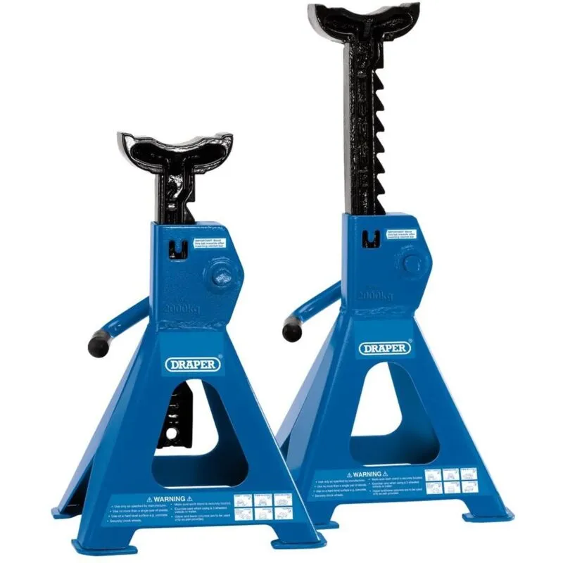 Draper Ratchet Axle Stands 2 Tonne