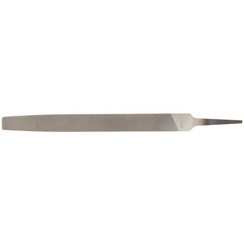 Draper 60233 Bastard Cut Flat File 200mm - Pack Of 12