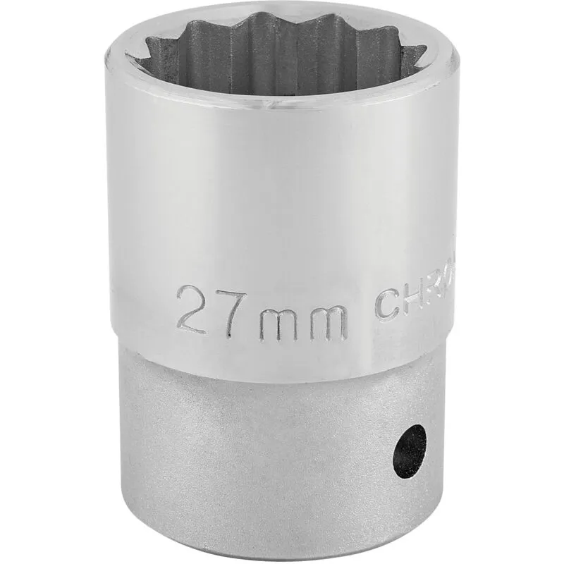 Draper 3/4" Drive Polished Finish Bi Hexagon Socket Metric 3/4" 27mm