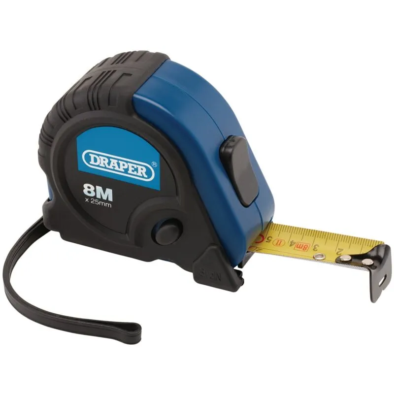 8M/26ft Professional Measuring Tape (82819) - Draper