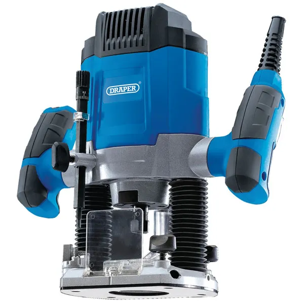 Draper R8/1200D Variable Speed 1/4" Plunge Router 240v