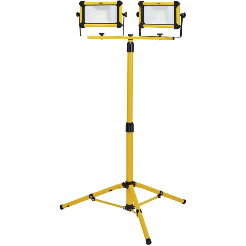 Draper Smd LED Twin Tripod Site Light 10 Watt 110v