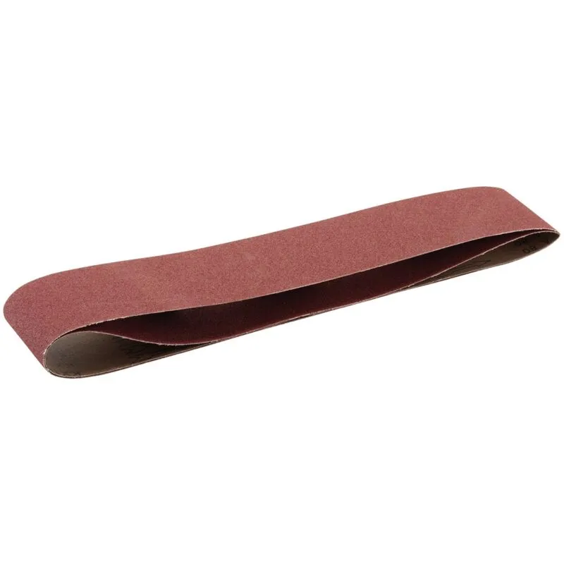 Draper 09275 Cloth Sanding Belt, 100 x 1220mm, 80 Grit (Pack of 2)