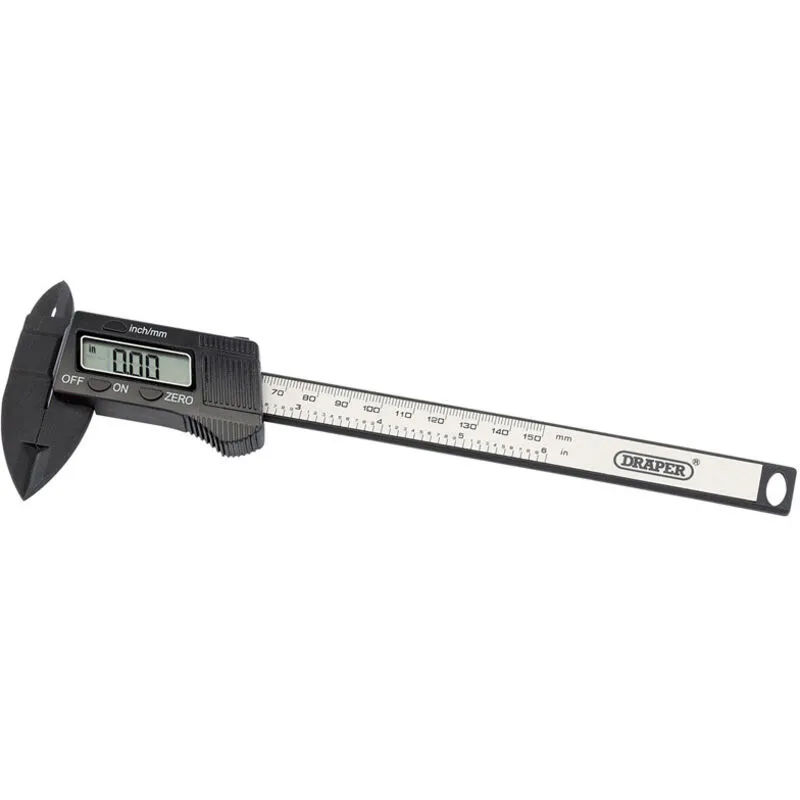 Draper Plastic Digital Vernier Calipers 150mm
