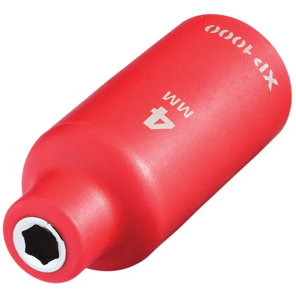 Draper 18710 XP1000 Vde Socket, 1/4"" Sq. Dr., 6mm