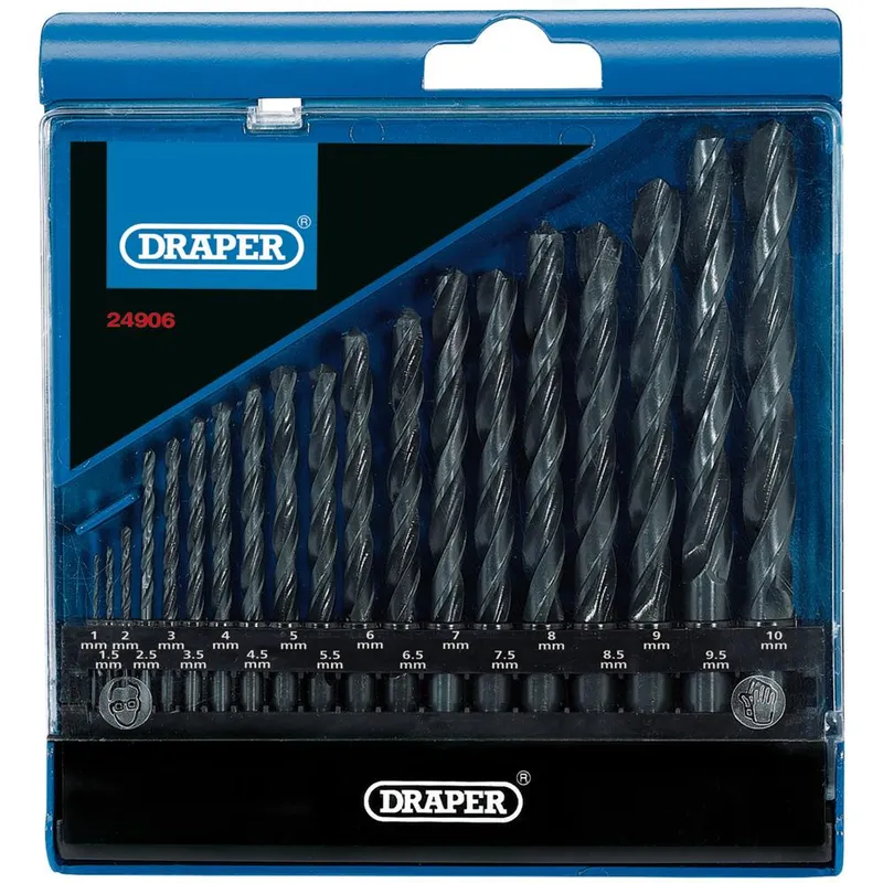 Metric hss Drill Set (19 Piece) (24906) - Draper