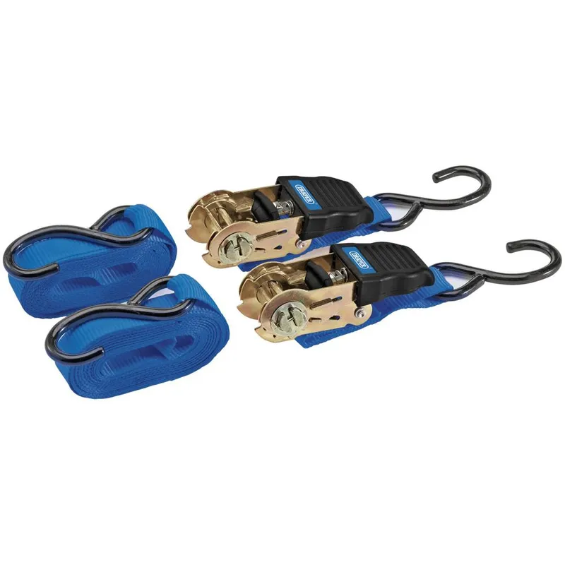 Draper 92769 Ratcheting Tie Down Strap Set (2 Piece)