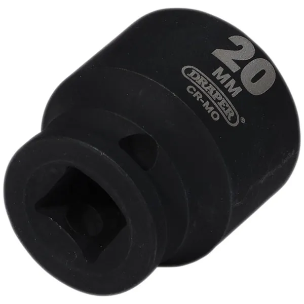 Draper 20188 Draper Hi-Torq Impact Socket, 1/2"" Sq. Dr., 26mm