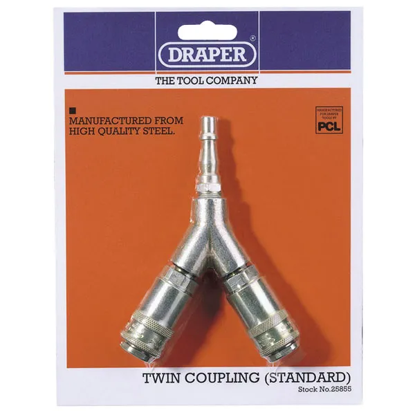 Draper Pcl Twin Air Line Coupling