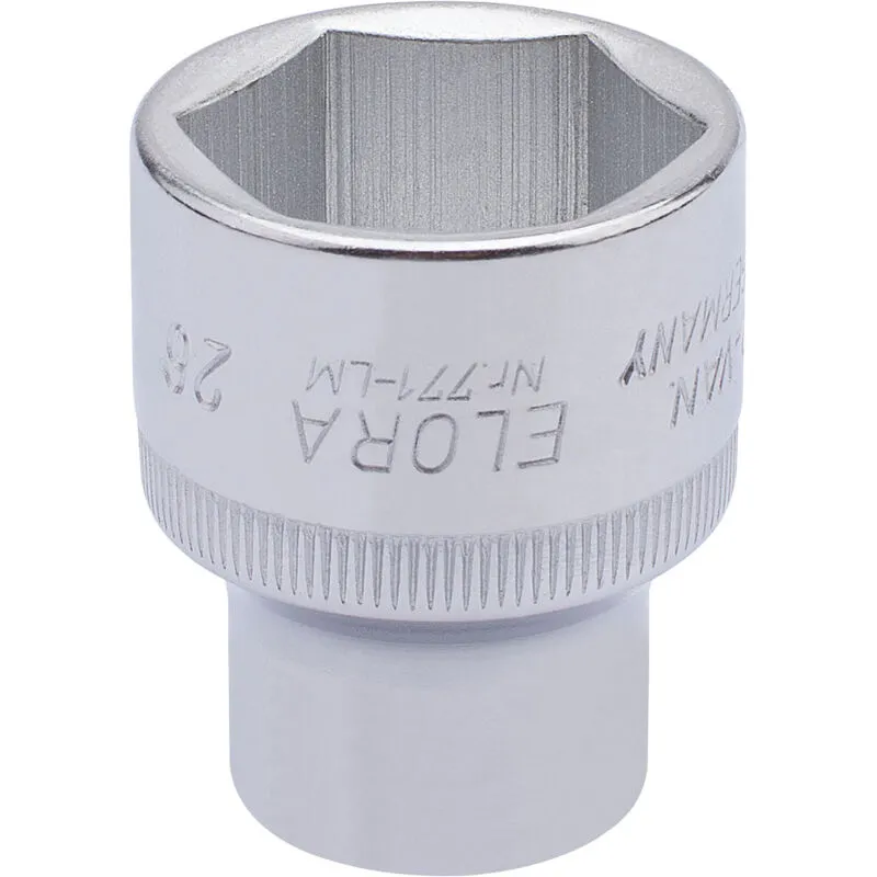 Elora 1/2" Drive Hexagon Socket Metric 1/2" 26mm