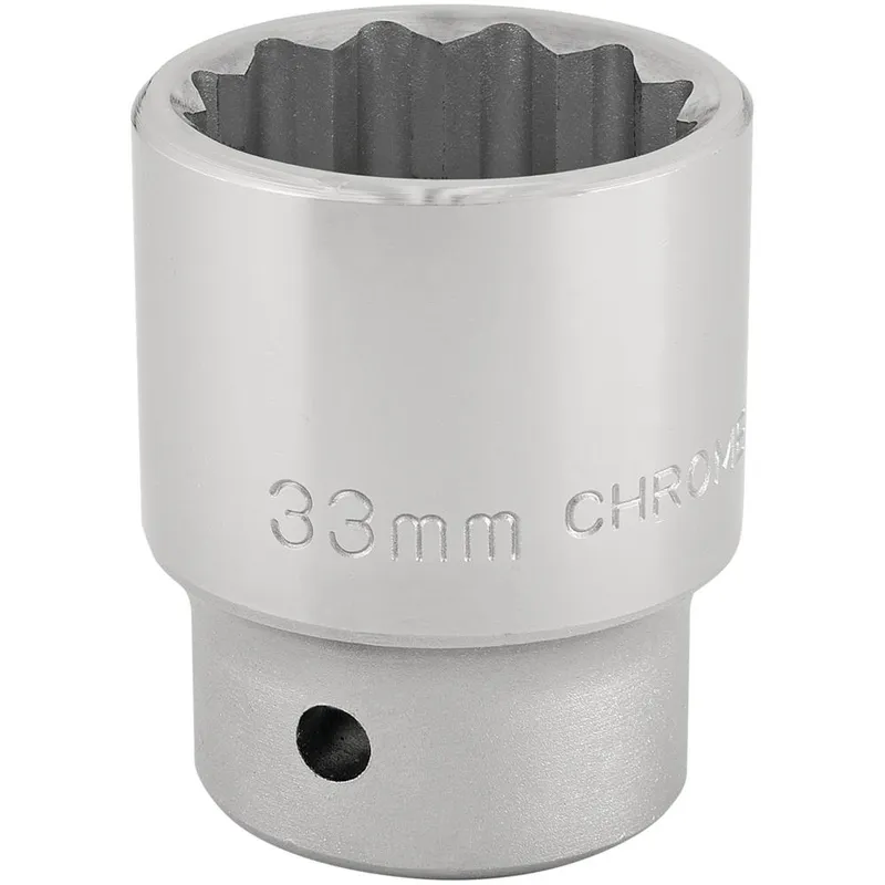 3/4 Square Drive 12 Point Socket (33mm) (16700) - Draper