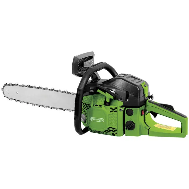 Draper 30274 Petrol Chainsaw, 51cc, 500mm/20""