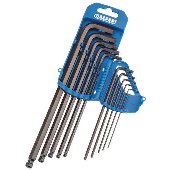 Draper 33723 Extra Long Imperial Hexagon and Ball End Hexagon Key ...