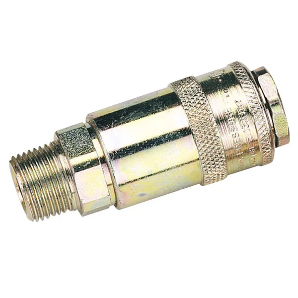 Draper - 3/8' Male Thread pcl Tapered Airflow Coupling (Sold Loose) (37835)