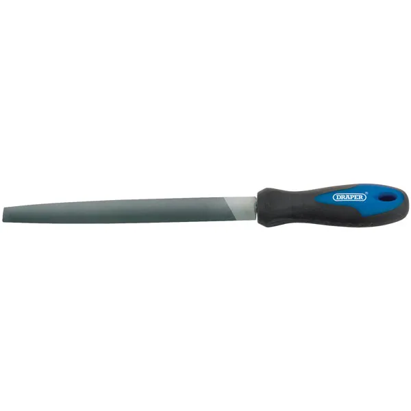 Draper Hand File and Handle 8" / 200mm Second (Medium) Pack of 1