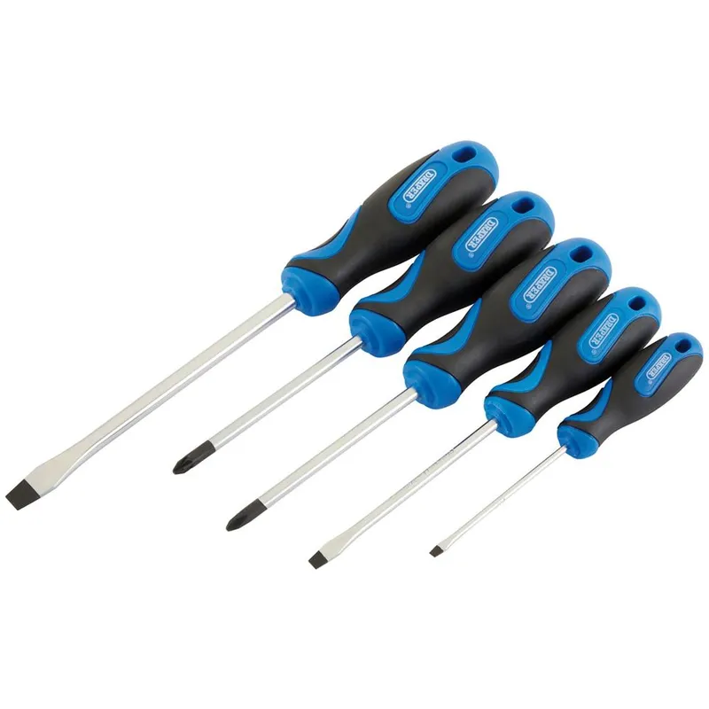 Draper 32610 Soft Grip Screwdriver Set (5 Piece)