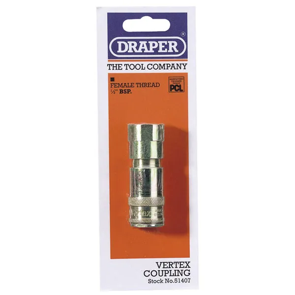 Draper - 1/2' bsp Taper Female Thread Vertex Air Coupling (51407)