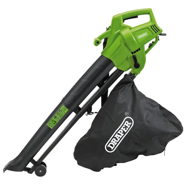 Draper - Garden Vacuum Leaf Blower and Mulcher 3000W Grass Blower 230V 94794