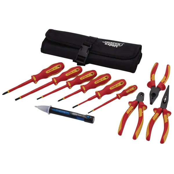 Draper 10 Piece XP1000 Vde Insulated Electrical Tool Kit