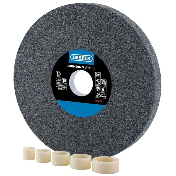 Draper Silicon Carbide Bench Grinding Wheel, 150 x 20mm, 120g (99568)