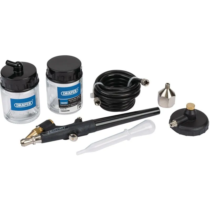 Draper 7 Piece Air Brush Kit