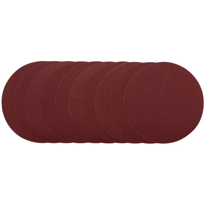 Draper Aluminium Oxide Sanding Discs 200mm 200mm 120g Pack of 10