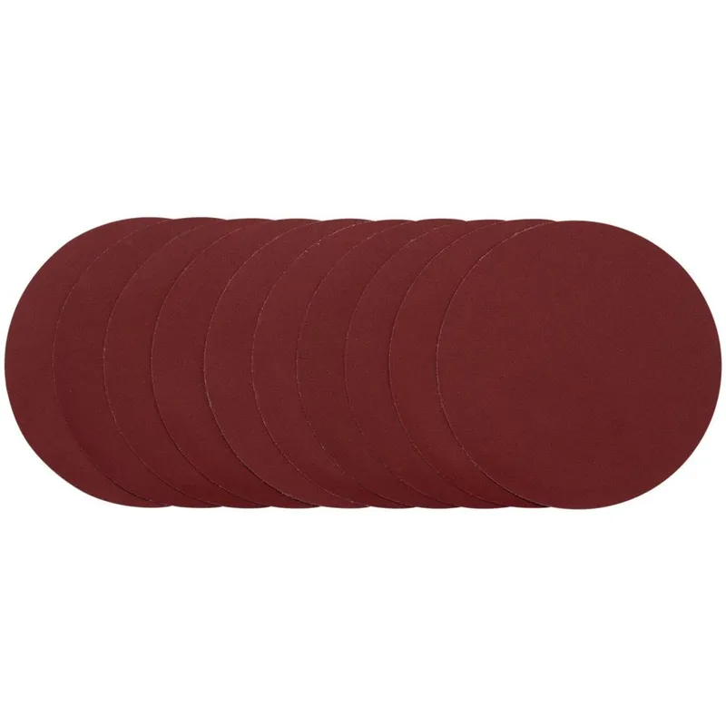 Draper Aluminium Oxide Sanding Discs 200mm 200mm 240g Pack of 10