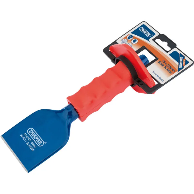 Draper 64679 Brick Bolster with Hand Guard (225 x 75mm )