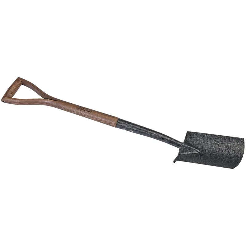 Carbon Steel Border Spade with Ash Handle (14305) - Draper