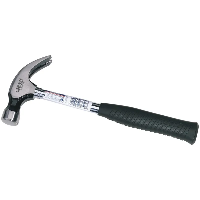 560G (20oz) Tubular Shaft Claw Hammer (63346) - Draper