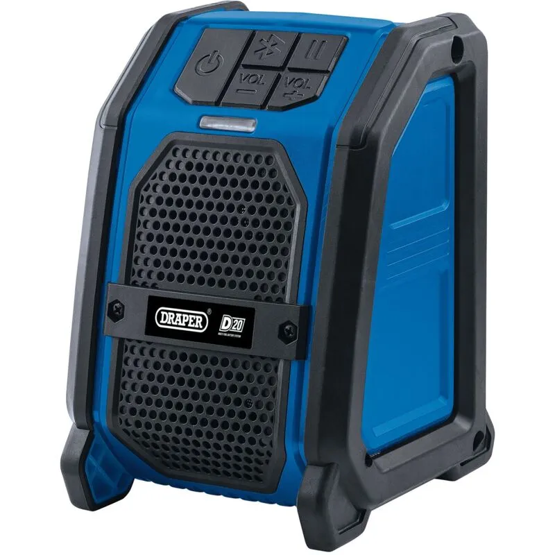 Draper 98436 D20 20V Wireless Speaker (Sold Bare) - 98436