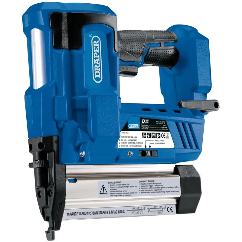 Draper 55740 D20 20V Nailer/Stapler - Bare